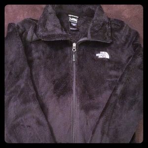 Black North Face Sherpa/Teddy Bear Coat